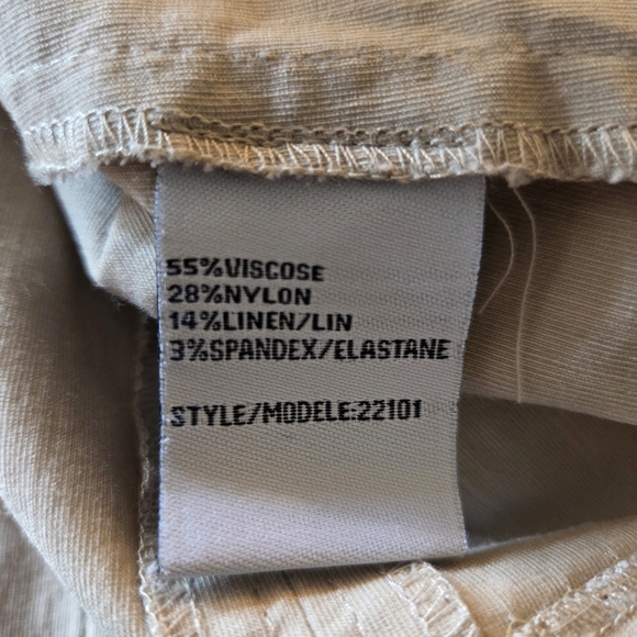 Lana Lee Elegant Tan Utility Jacket Size 12 - Picture 8 of 9